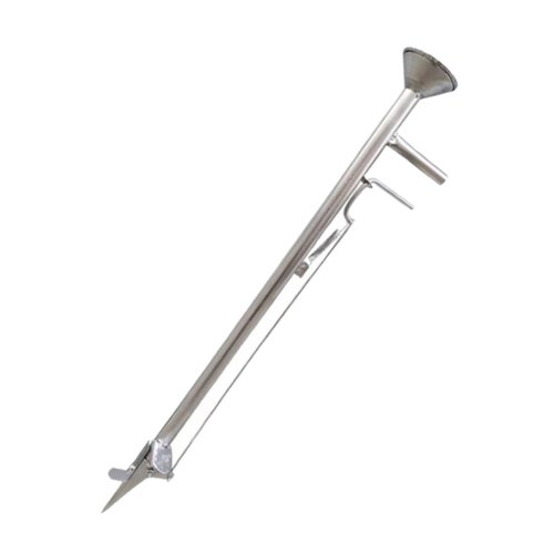IEUDNS Garden Seeder Garden Bulb Transplanter ToolSeed Spreader Sowing Seed Dispenser Easy to Operate Stainless Steel Manual Planter Vegetable Metal Seeder for Beans Peanut, Length 93cm