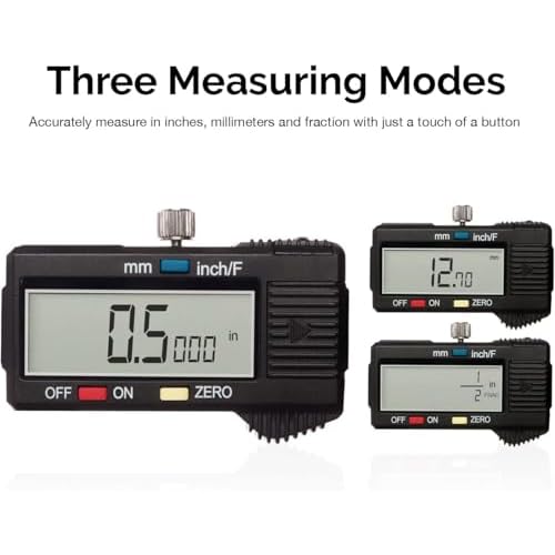 NEIKO 01407A Electronic Digital Caliper Measuring Tool, 0 - 6 Inches Stainless Steel Construction with Large LCD Screen Quick Change Button for Inch Fraction Millimeter Conversions, Digital Caliper Measuring Tool