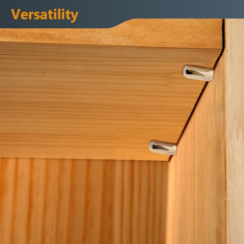POWERTEC 1/4 Inch Spoon Shelf Pegs Support Pins - Nickel Plated, 100 Pack