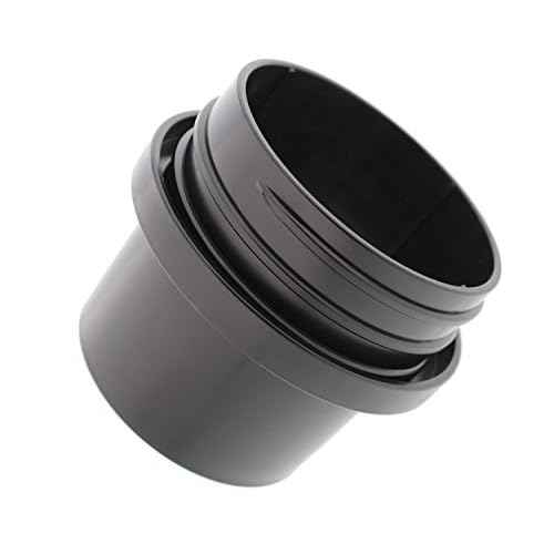 DCT 4in Plastic Pipe Threaded Coupler 1-Pack, Screw-On Flexible Hose Woodshop Woodworking Saw Dust Collection Piping