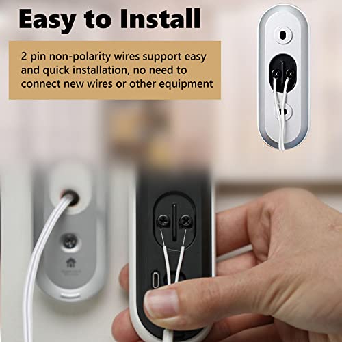 Hotop Power Adapter Compatible with Nest Hello Video Doorbell, Arlo and Eufy Doorbell, 18 Volt 500mA Transformer UL Certified with 16.4 ft Cable