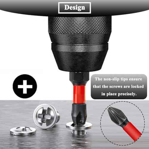 20PCS 25mm Phillips Screwdriver Bits PH2 Magnetic Screwdriver Bit Anti-Slip Phillips #2 Impact Driver Bits 1/4 Inch Hex Shank TS2 Screw Driver Bits