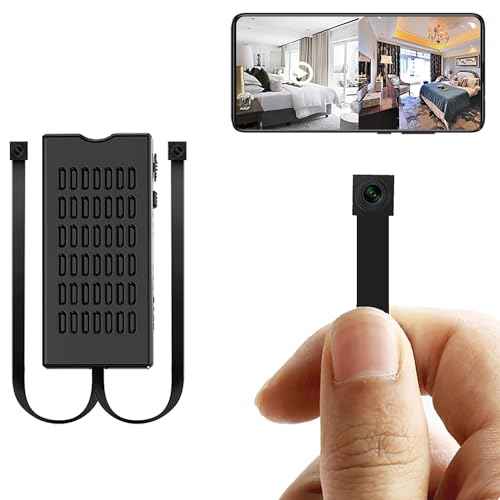 Small Hidden Camera DIY Module - Full HD 1080P Dual Lens - Mini Spy Camera - Tiny Discreet Nanny Cam - Cloud Storage