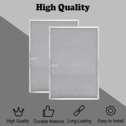 Wadoy BPS1FA36 2 Pack Range Hood Filter for Broan NuTone 99010300E (11-3/4" x 17-1/4" x 3/8")