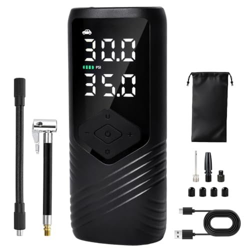 Portable Car Tire Inflator Air Compressor 150 PSI with Digital Gauge