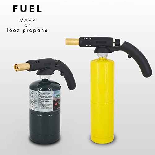 Brass Nozzle Propane Torch For BBQ, Gas Welding, Glass Blowing