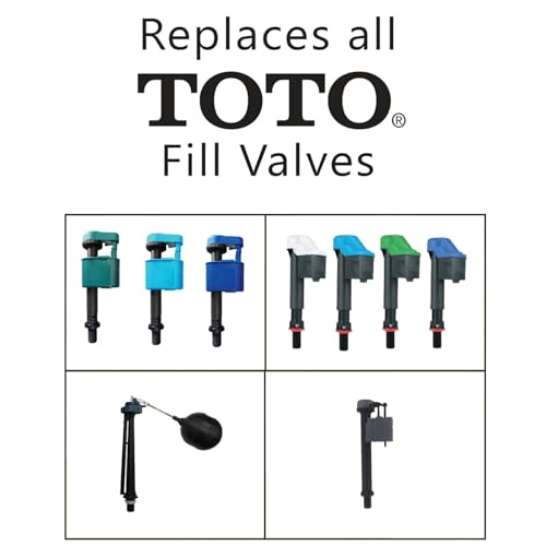 Korky Toilet Fill Valve for TOTO G-Max & Power Gravity Toilets - Standard / Replacement