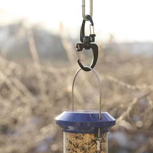 Nite Ize S-Biner 360 SlideLock Dual Carabiner, Swivel Carabiner for Keys and Gear 35 lbs, Size #3