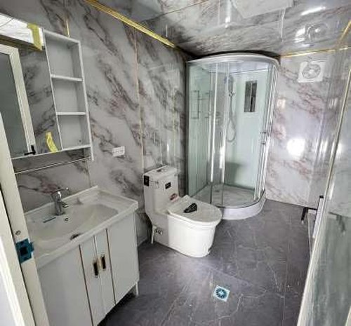 40 ft Modern 2024 Luxury Prefab Villa, Insulated Portable Expandable Container 3 Bedrooms. Mobile Tiny Home with Free Electric Water Heater Tiny Backyard House, Movable, Foldable, and Expandable