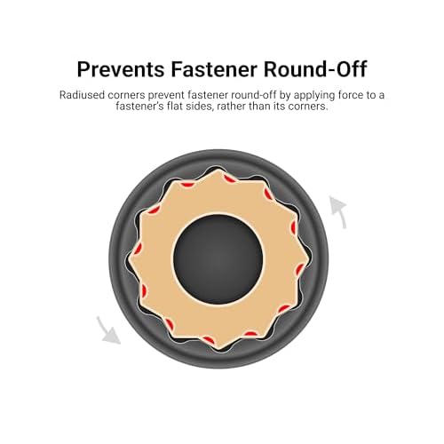 TEKTON 1/4 Inch Drive x 17 mm Deep 12-Point Impact Socket | SID03317