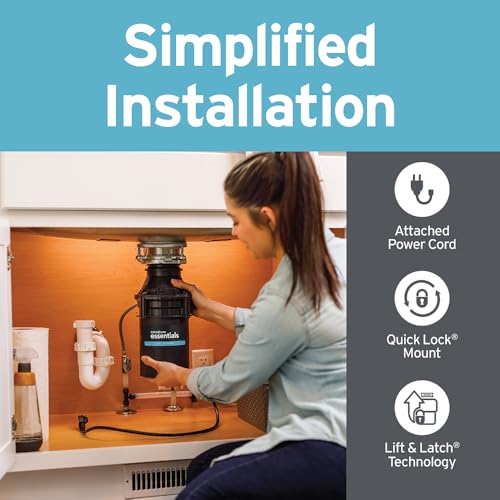 1/2 HP Continuous Feed Garbage Disposal with Power Cord - InSinkErator ES50