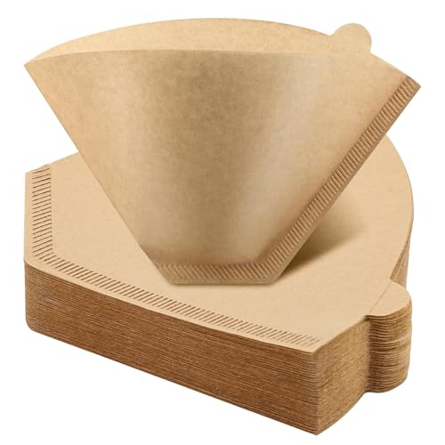 Prudiut 100Pcs #4 Cone Coffee Filters 8-12 Cup for Ninja Made - U4/100Pcs