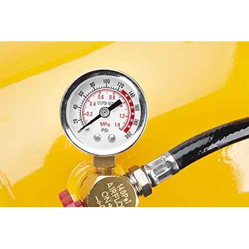 Performance Tool W10055 0-200 PSI Air Gauge for Air Tank Accessory
