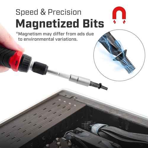 Multi Ratcheting Screwdriver Set: 21 in 1 Magnetic Multiple bits Suitable for Everyday Household Use