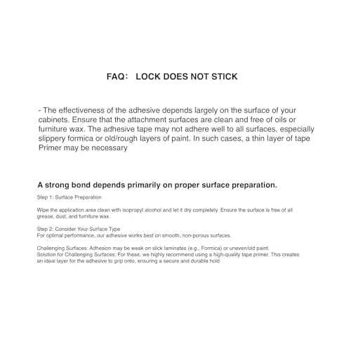 6 Pack Vmaisi Multi-Use Adhesive Straps Locks - Childproofing Baby Proofing Cabinet Latches for Drawers, Fridge, Dishwasher, Toilet Seat, Cupboard, Oven,Trash Can, No Drilling (White) (6)