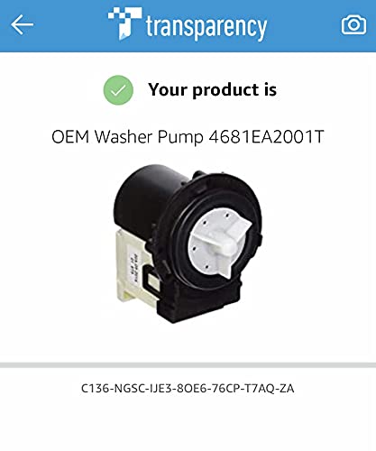OEM Washer Pump 4681EA2001T – LG/Kenmore Compatible