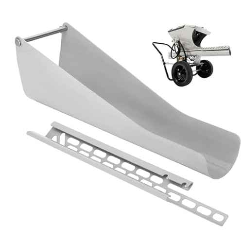 Premium Chute Extension,Compatible with Mud brand Cement Mixers,18Inch Features 15/25/35 Degree Adjustable Angles, Anti-Rust Coated, Ideal for Various Concrete Pouring and Construction Applications