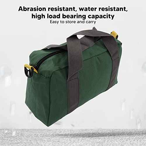 Wide Mouth Tool Bag, Tool Tote Bag Storage Handbag with Large Capacity, Waterproof, Ideal for Car Repair Carpentry(30cm/12in)