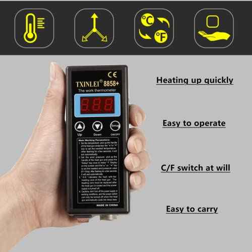 8858+ 110V 680W SMD Hot Air Gun Hot Air Welder Rework Station Soldering Station 3 Nozzles Mobile Phone Repair Tool