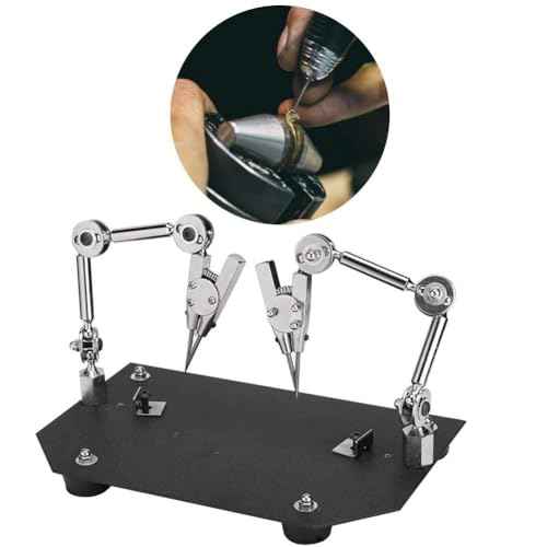 Welding Work Clip, Welding Table Clamps for Soldering, Welding Fixture Clip Sturdy, Third Hand Tool 360¡Æ Adjustable, Auxiliary Welding Work Clip for Soldering Repairing