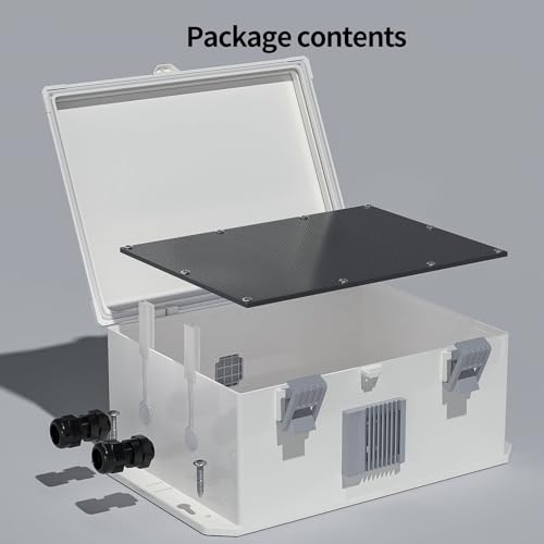 Namunanee 13x9.2x5.6 Inch Outdoor Electrical Junction Box Waterproof ABS Enclosure