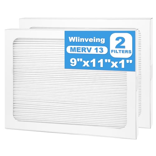 W-LINVEIN G 9x11x1 MERV 13 Dehumidifier Filter 2-Pack for Santa Fe Compact70/Ultra70/Element/Compact2/UA65H (Variation: 2p)