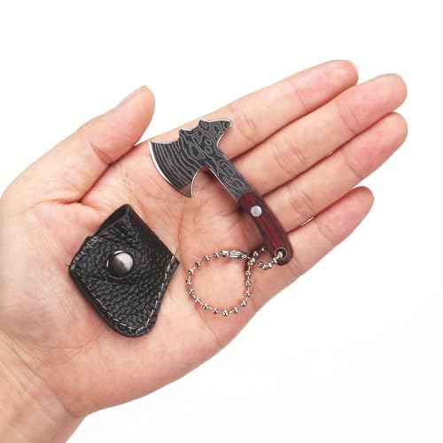 Mini Knife Set,Tiny Knife Set with Sheath,Mini Pocket Knives for Knife Collectors Gifts and Package Opener Box Cutter (4)