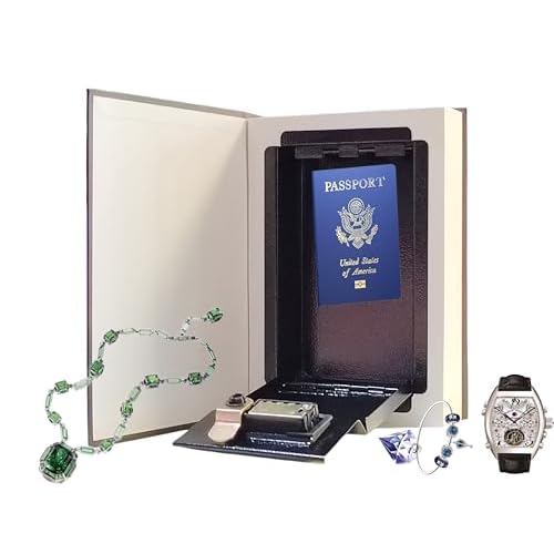 Real Paper Transfer Book Safe, Combination Lock,Hollow with Secret Hidden Compartment (Les Miserables-Combination)