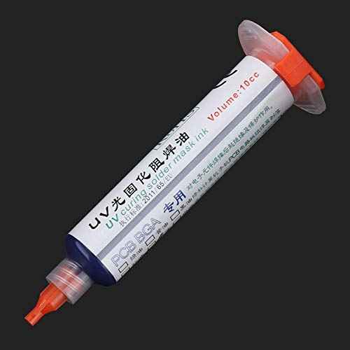 Solder Mask Ink, PCB Curing Solder Mask Ink PCB Solder Resist Ink for Phone Repairing Accessory(Blue)