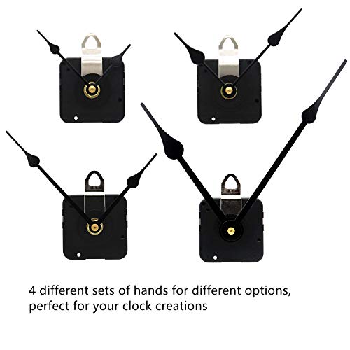 TIKROUND Clock Mechanism Replacement 13/64" Thread for DIY Clocks