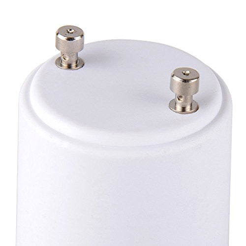 Onite 2 Pack GU24 to E27/E26 Light Bulb Adapter - Converts Pin Base to Standard Screw-in Socket