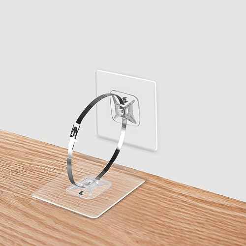 Adhesive Furniture Wall Anchors (10 Pairs 20 Packs), Vinkqiado Anti Tip Furniture Safety Straps for Baby Proofing, Secure Bookcase Dresser Shelf Cabinet to Wall for Child