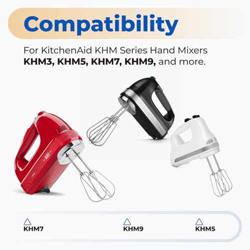 KitchenAid Hand Mixer Beater Attachments W10490648 Stainless Steel – 2 Pack