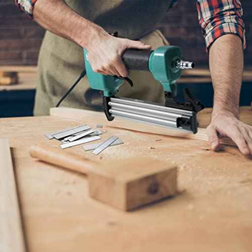 Ripeng 2000 Pieces 18Ga Brad Nails Galvanized Finish Nail - 5/8, 3/4, 1, 1-1/4 Inch-500 Each With Storage Box for Repairing Molding Cabinetry Building Assembly