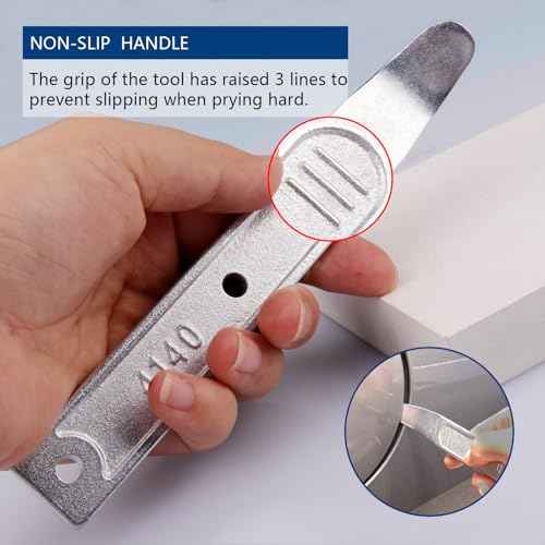 4140 Pry Tool, 1pc Pry Bar Trim Removal Tool, Pocket Pry Bar, Car Trim Removal Tool Kit, Easily Removes Trim, Paneling, Sheet Metal, Fasteners, and More (1)