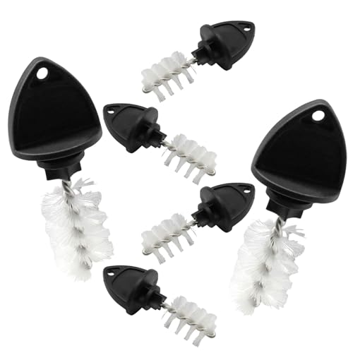 LifCratms Black Beer Tap Cleaning Brush 20 Pack - Fits Standard Faucets