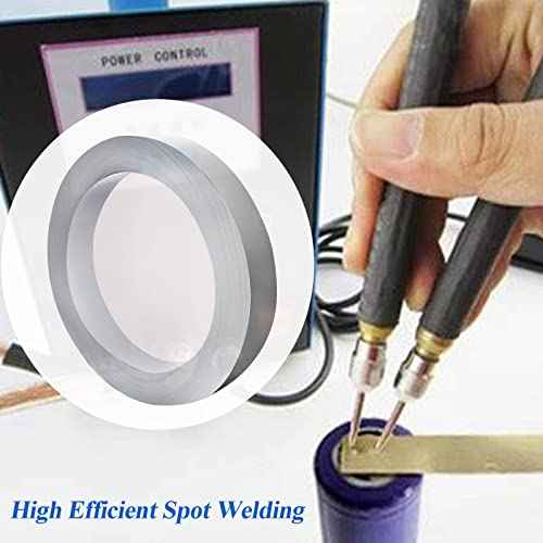 Nickel Strips, 10m*0.15mm * 8mm Nickle Tabs for 18650 21700 26650 AA Cell Battery Pack Spot Welding and Soldering, 1Roll