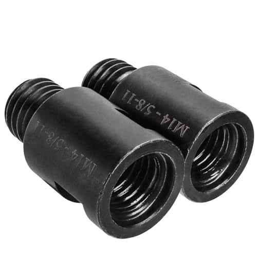 2Pcs M14 to 5/8"-11 Angle Grinder Arbor Adapter, M14 Female to 5/8"-11 Male Thread Adapter Converter for Connection Accessories