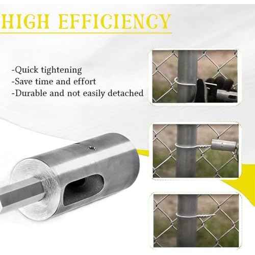 Twist Ties EZ Tool - 9 Gauge Drill Chuck, Upgraded Stainless Steel Twist Ties for Fence Wire Making