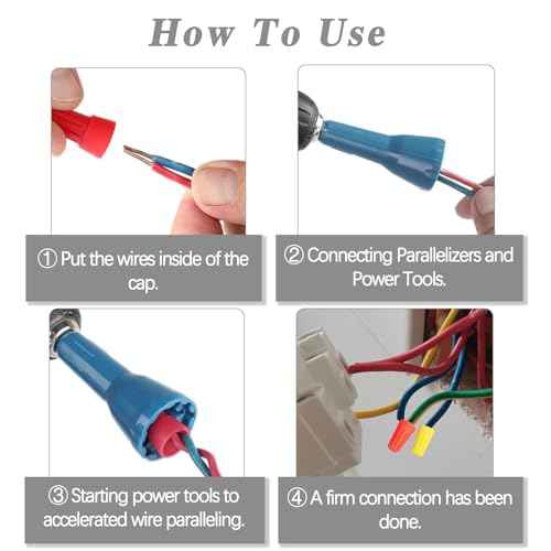 Wire Twister Tool for Drill,Wire Twister Portable Wire Nut Twister Wire Twisting Tool 6mm Hex Shank Cable Quick Stripping for Power Drill (Silver-1set)