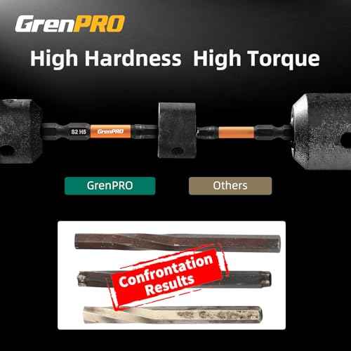 Allen Wrench Drill Bit Set 22pc Hex Bit Set, Impact Driver Bit Set, Screwdriver Bit Set, Allen Wrenches Sets, Allen Socket Set, 2" Long Metric&SAE 1/4" Hex Shank Magnetic Allen Key Drill Bits