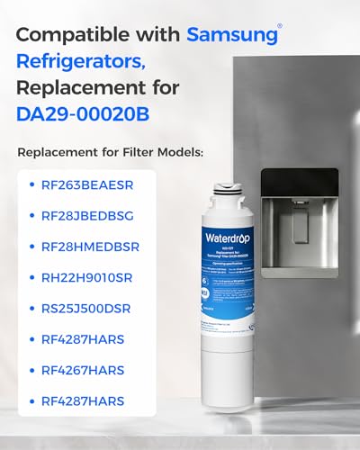 Waterdrop WD-F27 Replacement Water Filter 3 Pack for Samsung HAF-CIN/EXP, NSF Certified