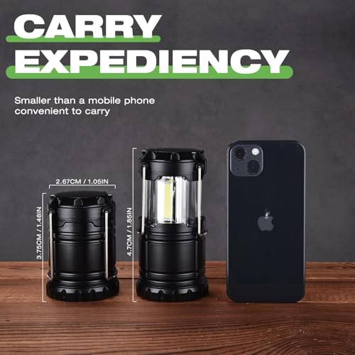 KPKJOO Collapsible LED Camping Lantern - Battery Operated Emergency & Outdoor Light