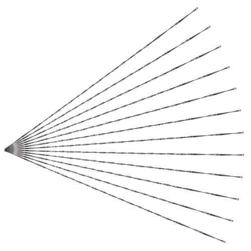 Murtenze 12PCS Spiral Scroll Saw Blades, Plain End Saw Blades Assortment for Wood Metal Cutting Sawing Carve (#5 Fast Wood Cutting)