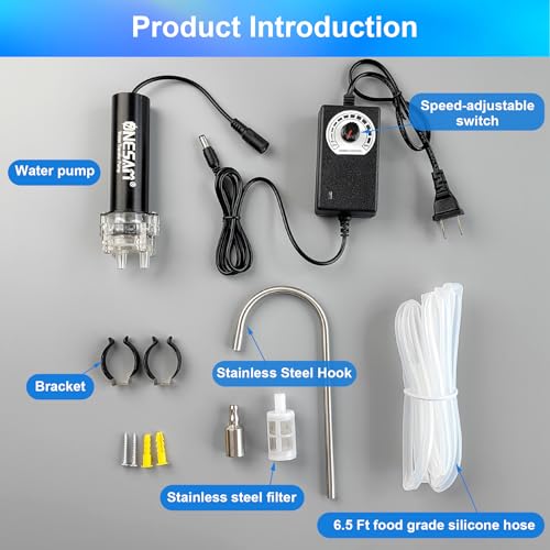 ONESAM Food Grade Electric Water Transfer Pump Siphon 110V, Adjustable Flow, 2LPM, For Home Brewing & Liquids - Ac-water Pump