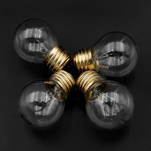 UP2WIN 40W G45 E26/E27 Appliance Bulbs – 4 Pack, 110-130V High Temp for Maytag GE Kenmore Whirlpool Ovens, Stoves, Range Hoods & Microwaves