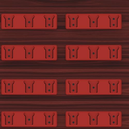 Battery Holder for Milwaukee 18 18V Battery, Mount 3 Slot Bulk Garage Tool, Holder for Milwaukee for Work Van, Shelf, Toolbox