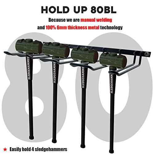 2 Pack Drill Holder, Power Tool Organizer Wall Mount, 80lb Heavy Duty Bearing Capacity Garage Storage, 4 Cordless Metal Shelf, Utility Storage Rack for Dewalt Cordless Tools Father Day Gifts