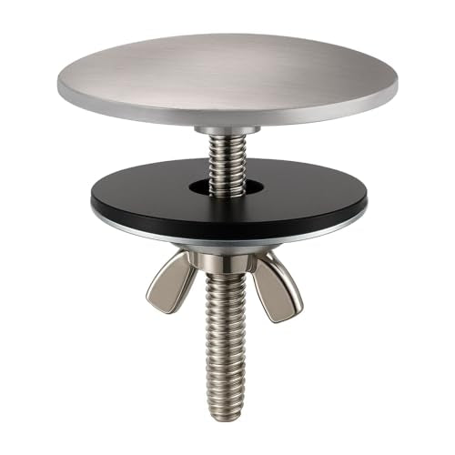 Brushed Nickel Kitchen Sink Hole Cover Brass Faucet Hole Plug for Sink Sprayer