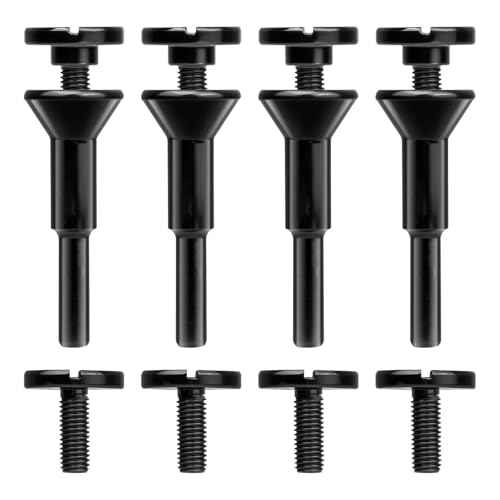 4 Pack Cut Off Wheel Arbor, Mounting Mandrel Holder 3/8" & 1/4" Arbor Hole, 1/4 Die Grinder Attachments, Cut-Off Wheel for Die Grinder Accessories Drill Bits Tool